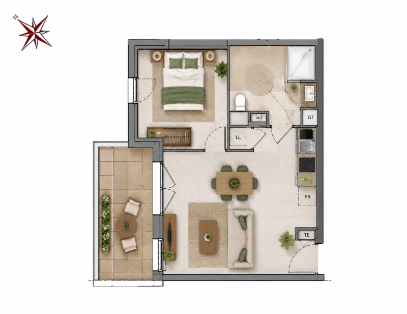 vente T2 neuf livraison 2028 baisse de prix parking terrasse ascenseur agence web new style immo