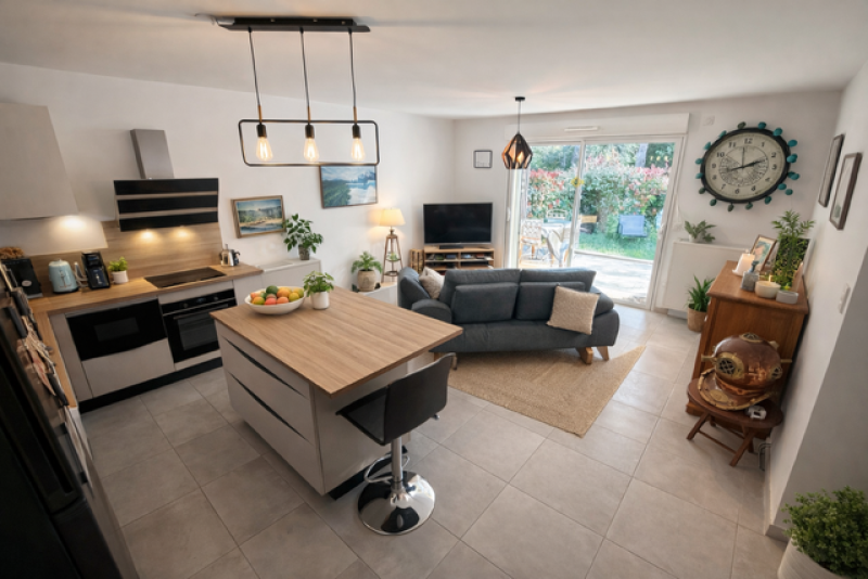 vente T3 cap brun toulon normes pmr résidence de standing récente jardin garage terrasse new style immo